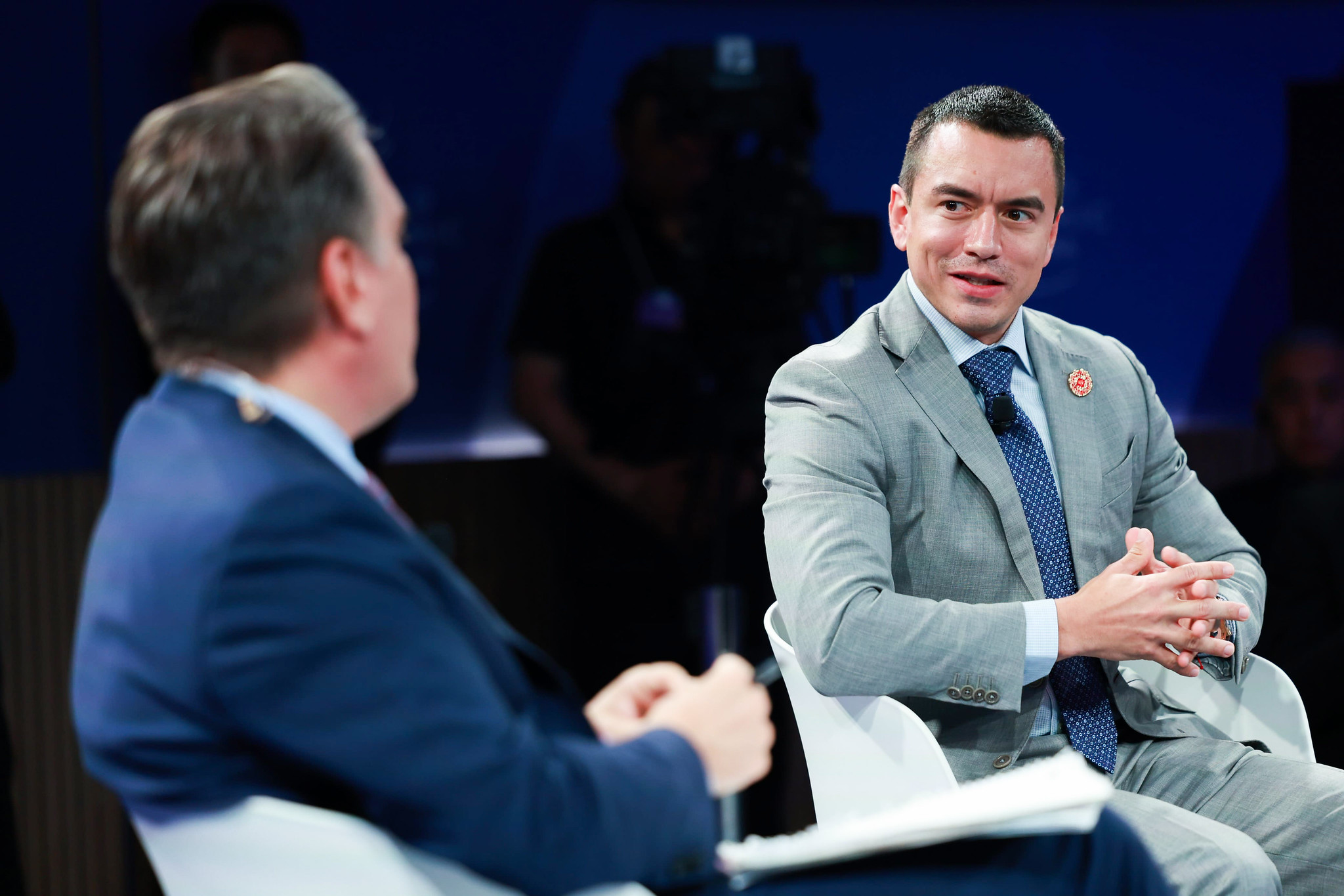 Presidente Noboa participó en el Foro Davos de Verano, en China