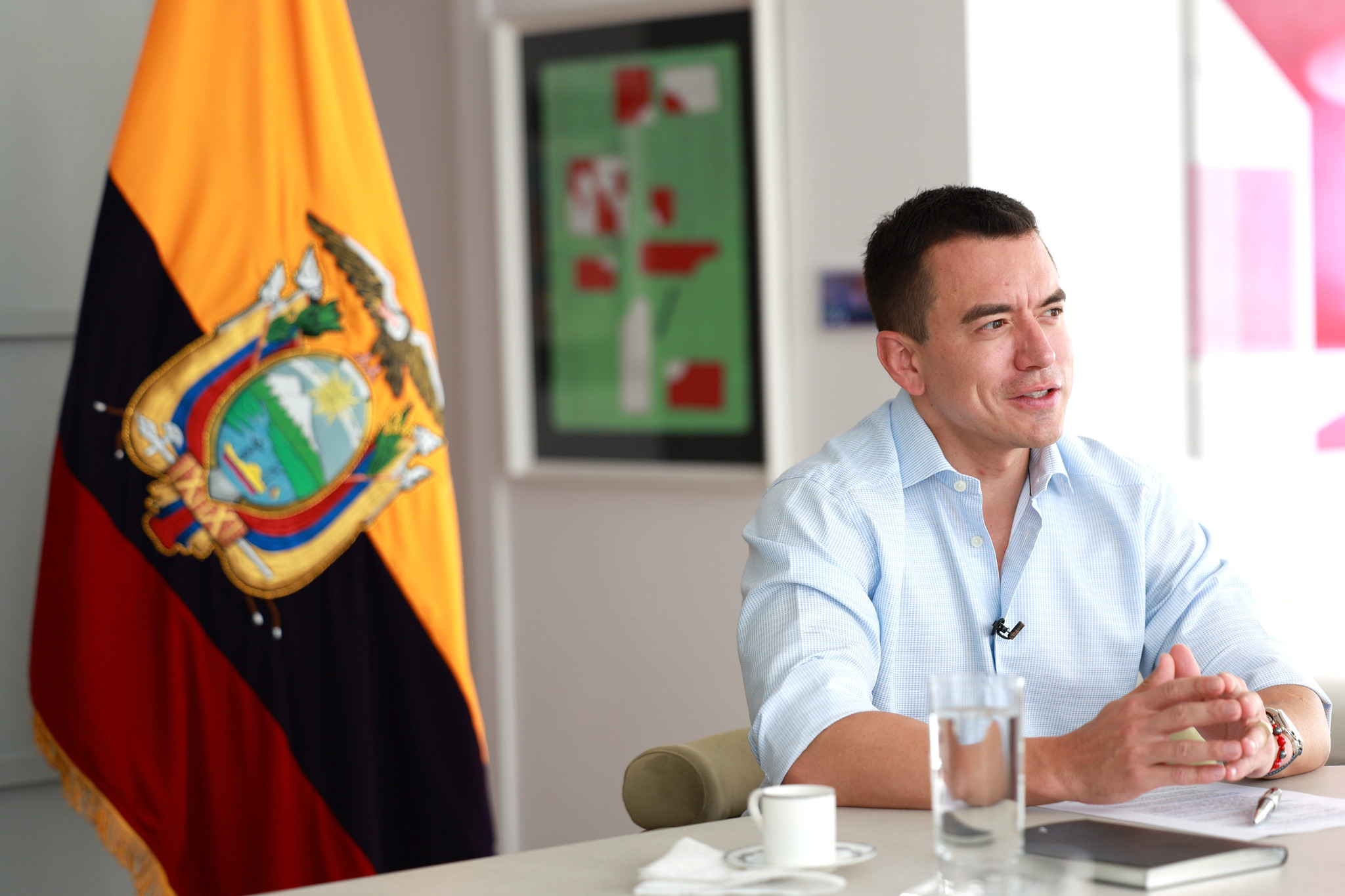 Daniel Noboa asume como miembro permanente del directorio de la Empresa Nacional Minera