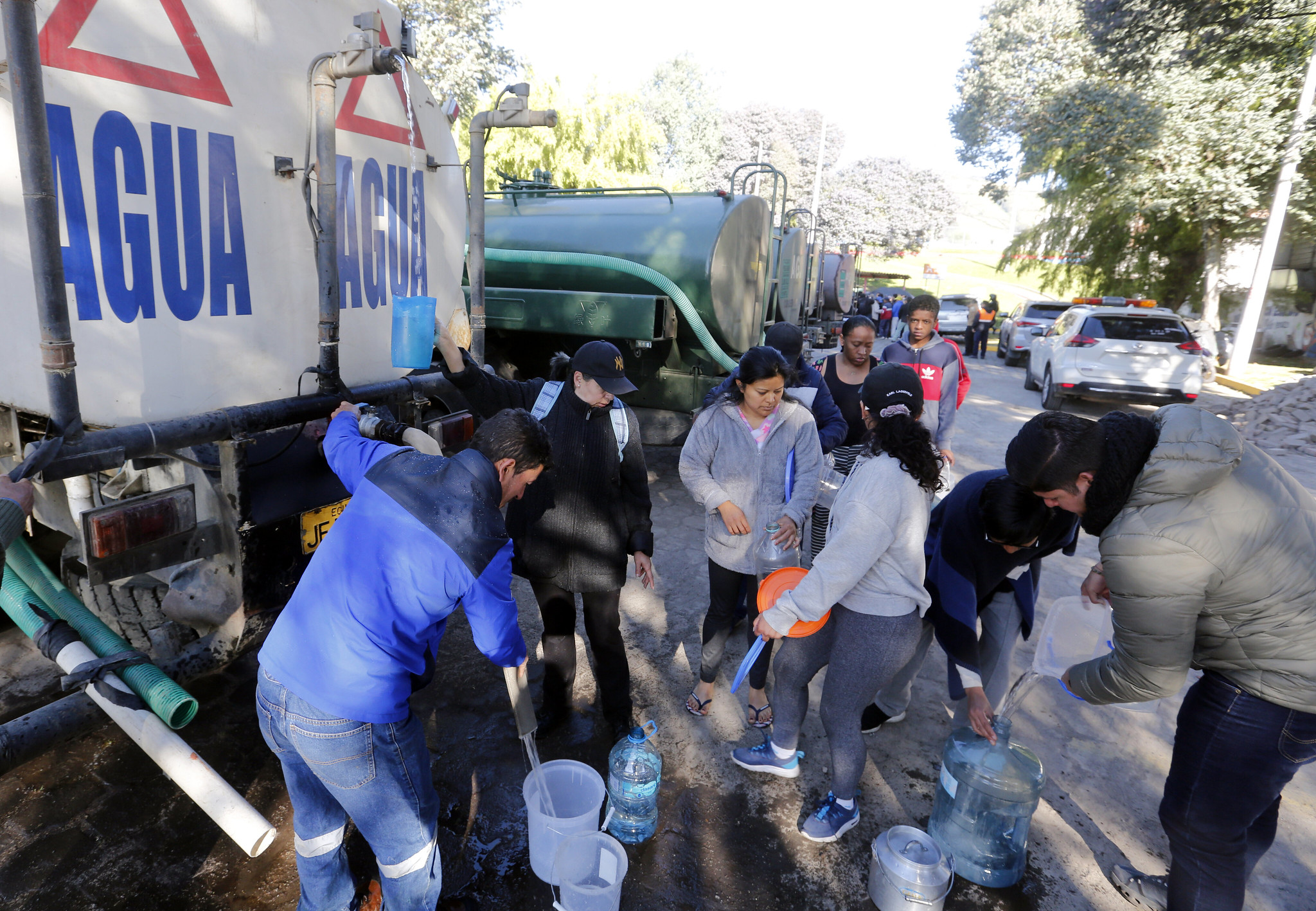 Instala primera planta potabilizadora de agua para atender emergencia al sur de Quito