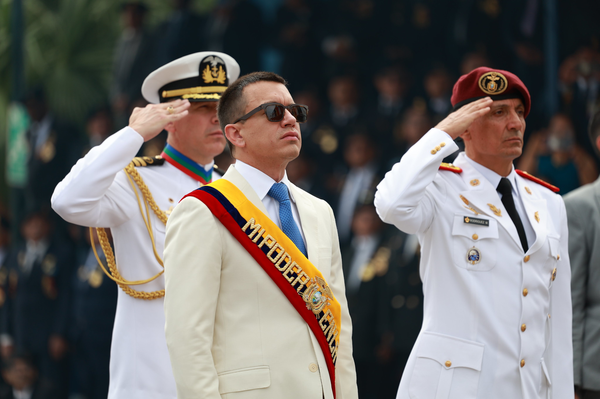 Noboa defiende despidos en el sector público: “Fue una decisión dura, pero lo que el país pedía”