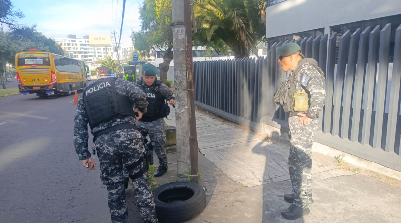 Policía Nacional detonó artefacto explosivo al norte de Quito