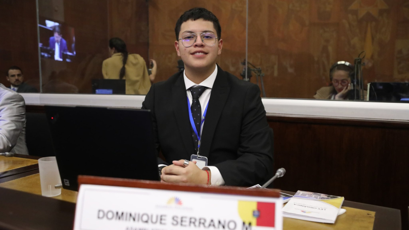 Dominique Serrano enfrentará proceso por dibujar durante una sesión parlamentaria