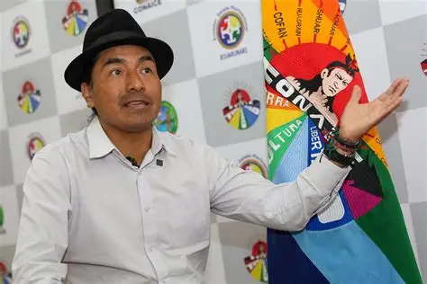 Leonidas Iza fue denunciado por presunto secuestro tras retención de policías en Cotopaxi